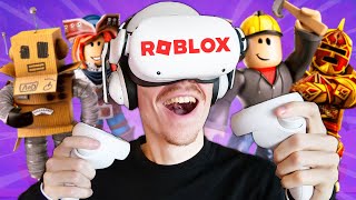 Roblox VR On Oculus Quest 2 Is AMAZING [upl. by Eecats]