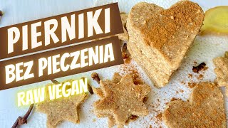 🍪 CIASTECZKA KORZENNE Pierniczki bez pieczenia i bez glutenu Prosty przepis  Raw vegan [upl. by Lambard]