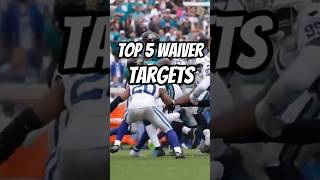 Top Waiver Wire Pickups for NFL Week 8 fantasyfootball waiverwire nflweek8 nfl [upl. by Erinna522]