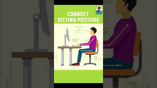 Mastering Correct Sitting Posture Techniques for Healthier Spinal Alignment  short [upl. by Akihsar378]