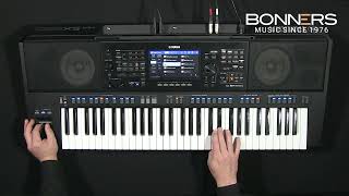 Yamaha PSR SX920 Sounds Demo [upl. by Rennoc]