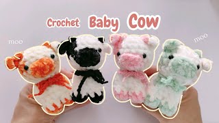 Crochet cow 🐄 p1 crochet cow handmade diy [upl. by Ytisahc]