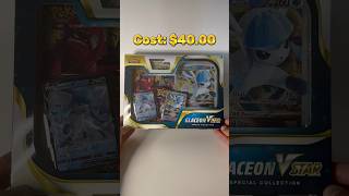 Glaceon V star Special Collection box opening [upl. by Harbed]