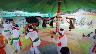 Pochampally Dandari  2024  Savari Kola  Rimma  Diwali  Celebrations  Sirikonda  Adilabad [upl. by Mukerji532]