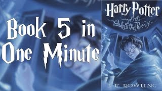 Harry Potter and the Order of the Phoenix In One Minute  Harry Potter Explained [upl. by Hsur]