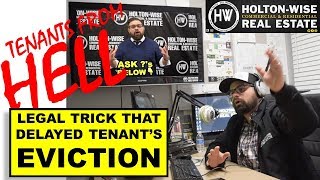 How Tenants Trick the Legal system into Delaying their Eviction  Tenants From Hell 9 [upl. by Rebmik]