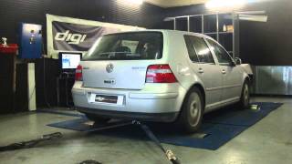 Reprogrammation Moteur  VW Golf 4 tdi 130cv  171cv Dyno Digiservices Paris [upl. by Drucill198]