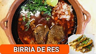 BIRRIA DE RES PARA 6 A 8 PERSONASQUESABIRRIASRAMENBIRRIACOCINA Y MAS CON ARMIDA [upl. by Hermia341]