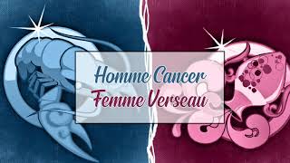 Homme Cancer ♋ Femme Verseau ♒  Compatibilité Amoureuse [upl. by Anirbed]