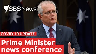 Watch Prime Minister Scott Morrison is live I SBS News [upl. by Minsat771]