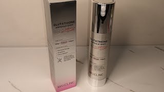 MAXCLINIC Glutathione Ampoule Shot Spitathione Reedle Spicule Microneedle Serum Whitening Brighten [upl. by Gorlin]