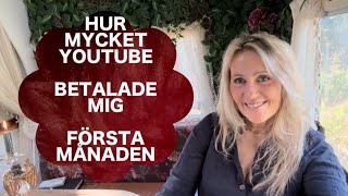 Det fungerar faktiskt att få betalt av det arbete man gör på Youtube Jag berättar 😊 [upl. by Ahtibat]