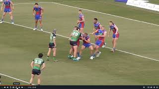 Canberra Raiders v Newcastle Knights Jersey Flegg [upl. by Suirrad525]