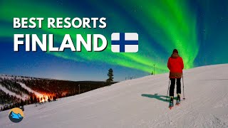 Top 5 Best Ski Resorts in Finland  202324 [upl. by Aynot]