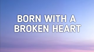 Damiano David  Born With A Broken Heart Lyrics [upl. by Ganley]