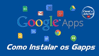 Como instalar os Gapps  Google Apps [upl. by Noitsirhc]