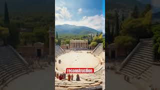 quotAIPowered Restoration of Epidaurus Theatrequot ancient ancientwonders ancientgreek [upl. by Gerardo]