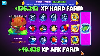 AFK Ninja Monkey XP Farm BTD6 [upl. by Barnabas]