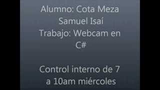 C Webcam Cota Meza Samuel isai [upl. by Ynneb]