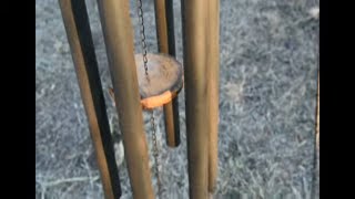 Wind chime restoration Restoring 5 12 foot long wind chimes wind chime repair [upl. by Hedda]