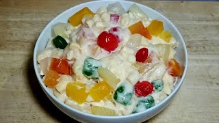 Sweet creamy macaroni salad recipe Filipino style recipe [upl. by Georgina857]