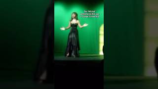 Wicked Musical  Helen Blondel as Elphaba “No Good Deed” wickedthemusical [upl. by Irrak]