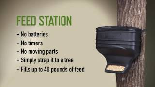 Moultrie Feed Station Gravity Deer Feeder [upl. by Akimehs576]