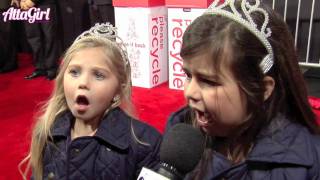 Sophia Grace amp Rosie talk to Danai Maraire 2011 AMAs [upl. by Prudhoe263]