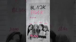 Blackpink diary journal tour🩷🖤 by my sister😍😍Blackpink cute diaryshorts [upl. by Kirad294]