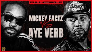 AYE VERB VS MICKEY FACTZ RAP BATTLE  RBE [upl. by Haggi520]