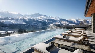 Relax in St Moritz Hotel Jacuzzi Pool Ambience  Stress Relief [upl. by Ennairrek]