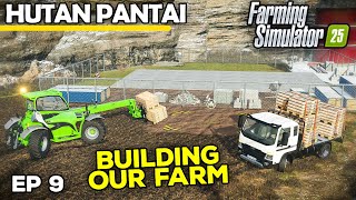 BUILDING OUR FARM FROM SCRATCH  Farming Simulator 25  Hutan Pantai  Episode 9 [upl. by Hcirteid]