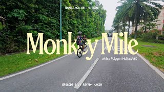 National Cyclist Riyadh Hakim takes us through Monkey Mile on his Polygon Helios A8X [upl. by Viva526]