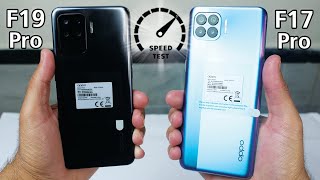 Oppo F19 Pro vs Oppo F17 Pro  Speed Test WOW [upl. by Anett]