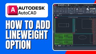 How to Add Lineweight Option in Your AutoCAD [upl. by Arzed257]