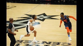 San Antonio Spurs Hit 14 Straight 3Pointers Against Oklahoma City Thunder  Jan 10 2019 [upl. by Lada]