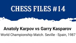 Anatoly Karpov vs Garry Kasparov • world Championship Match Seville  Spain 1987 [upl. by Sowell]