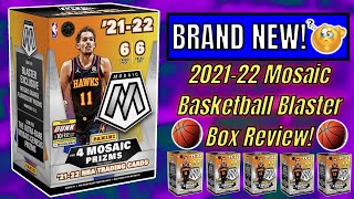 202122 MOSAIC BASKETBALL BLASTER BOX REVIEW 🏀 ARE THESE WORTH IT 🤔 [upl. by Acie]