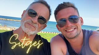 Gay Vacation  Sitges Vlog  Gay Couple Travels [upl. by Borchert806]