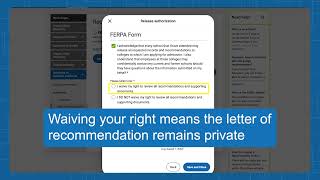 AXS Companion  Completing the FERPA Waiver in Common App [upl. by Quintilla]