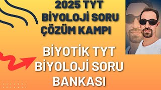 2025 TYT BİYOLOJİ SORU ÇÖZÜM KAMPI💥BİYOTİK YAYINLARI 🔥İNORGANİK BİLEŞİKLER TEST3 [upl. by Ongineb]