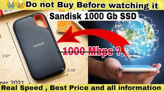 Best 1 tb ssd Sandisk Extreme 1 tb portable SSD  Cheapest SSD best ssd cheap sandisk 1tb hdd [upl. by Groome]