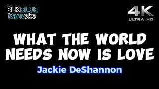 What the World Needs Now Is Love  Jackie DeShannon karaoke version [upl. by Menedez]