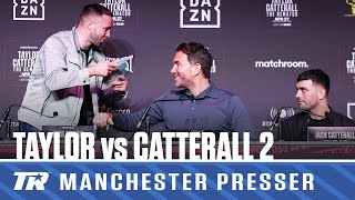 Josh Taylor amp Jack Catterall Nearly Brawl  PRESS CONFERENCE HIGHLIGHTS [upl. by Papagena]