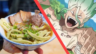 I FINALLY made DrStone Foxtail Millet Ramen [upl. by Llerut202]