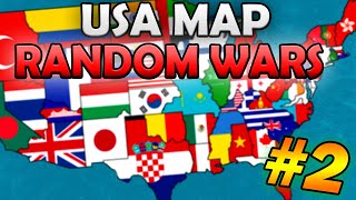 RANDOM WARS  Map of USA 2 [upl. by Dubenko]