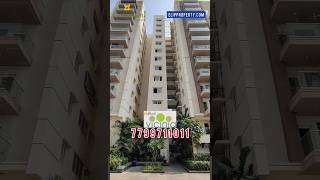 HALLMARK VICINIA FULLY FURNISHED 3 BHK FLAT FOR SALE NARSINGI HYDERABAD ELIP PROPERTY 3bhk drone [upl. by Htaeh]