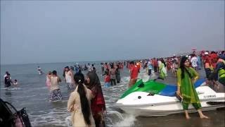 Coxs Bazar Sea BeachSafe sea Bathing [upl. by Adnuhsat186]