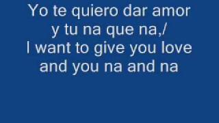 Na de Na Angel y Khriz English amp Spanish lyrics [upl. by Ayila156]