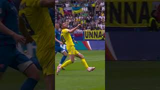 Better pass or goal euro2024 ukraine soccer goal 🇺🇦 [upl. by Marillin]